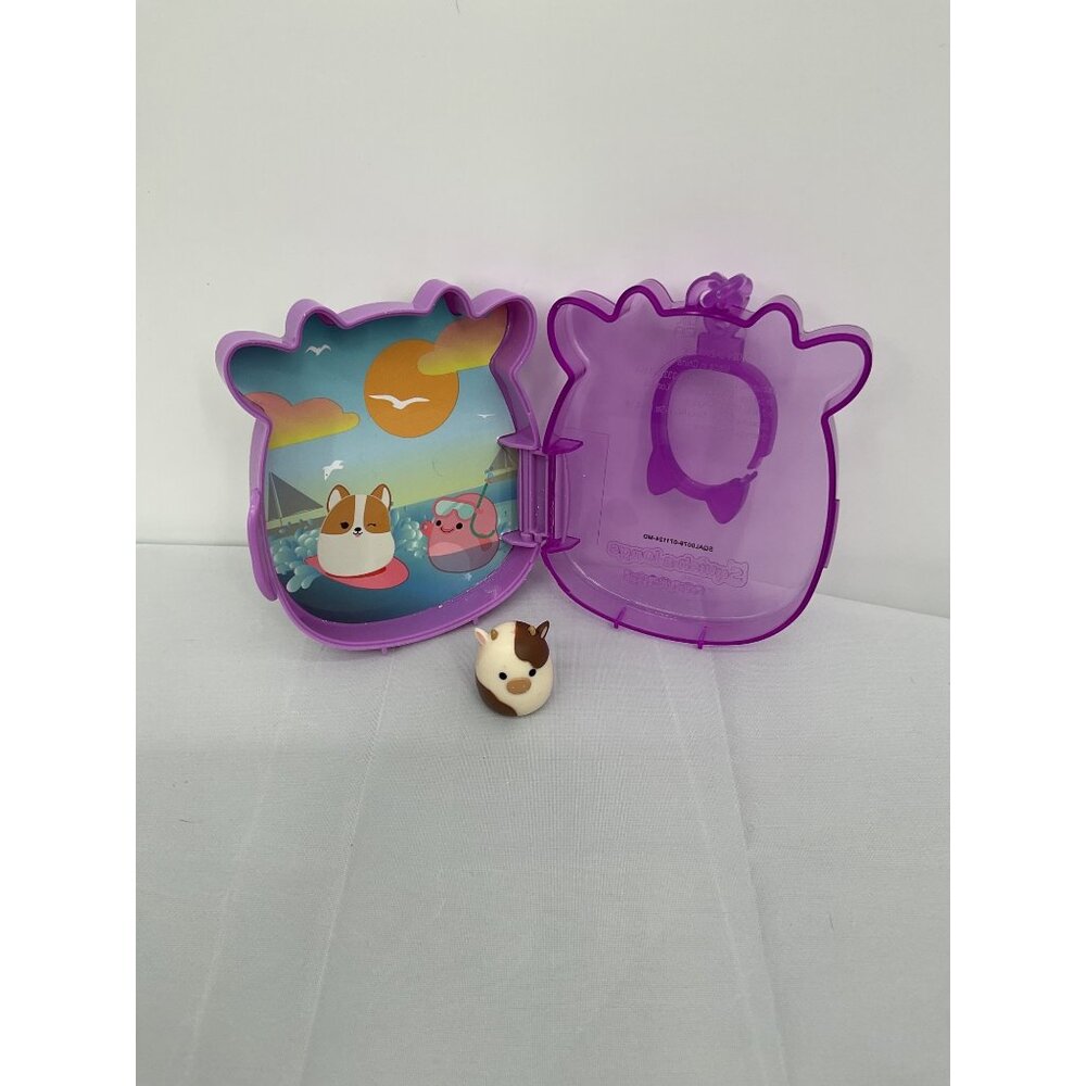 Squish-A-Longs Mini-Squish Cow Compact Keychain